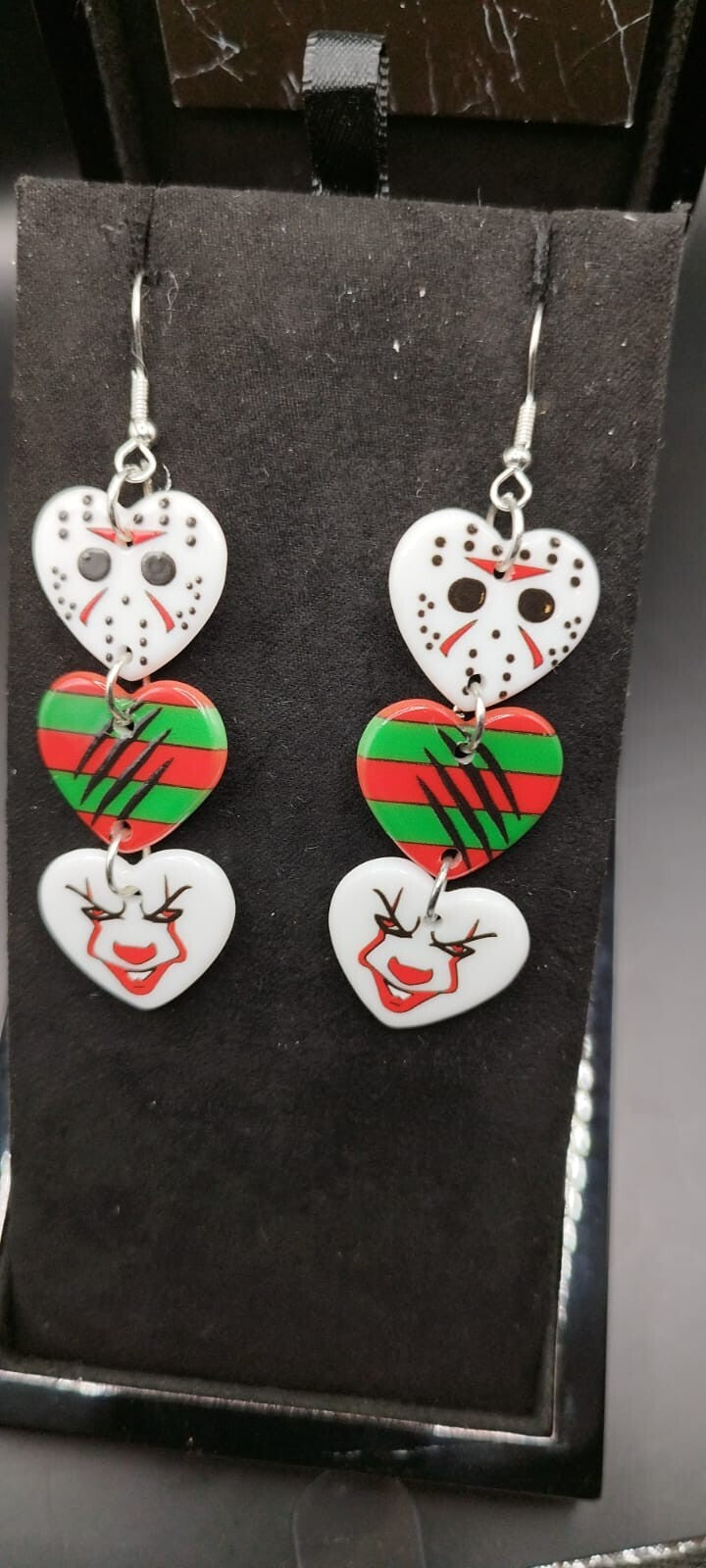 Horror Movie Friday The 13th Freddie Earrings Pair
