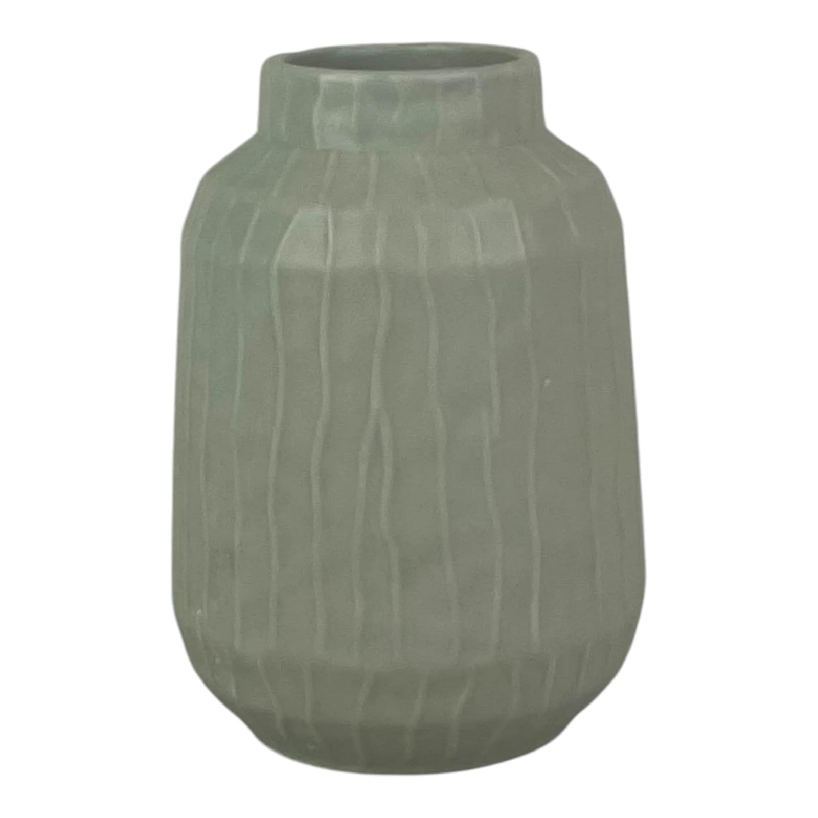 Glazed Pistachio Vase (14cm)