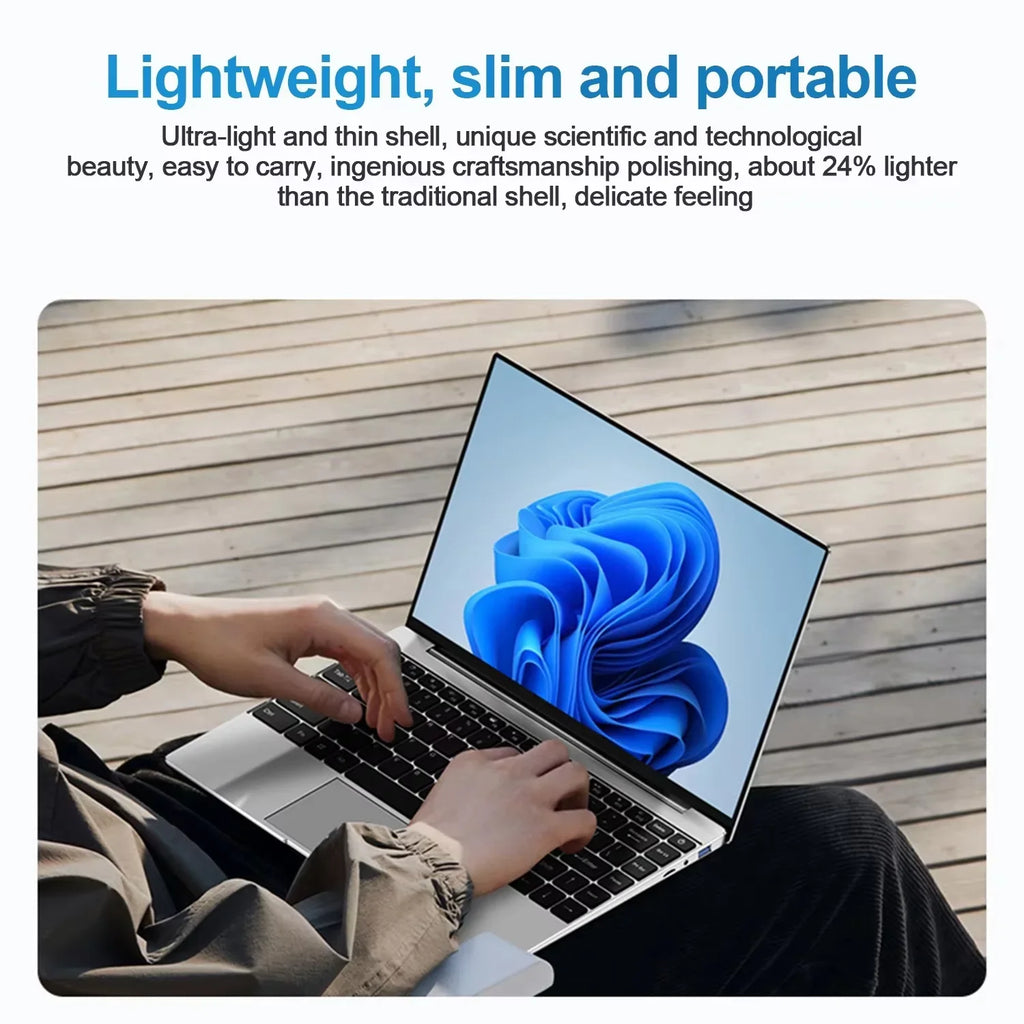 2026 Powerful 15.6" Ultra Slim Notebook Intel Core i7-8650U 32GB RAM 2TB M.2 SSD Windows 11 Pro Daily Office Study Laptop