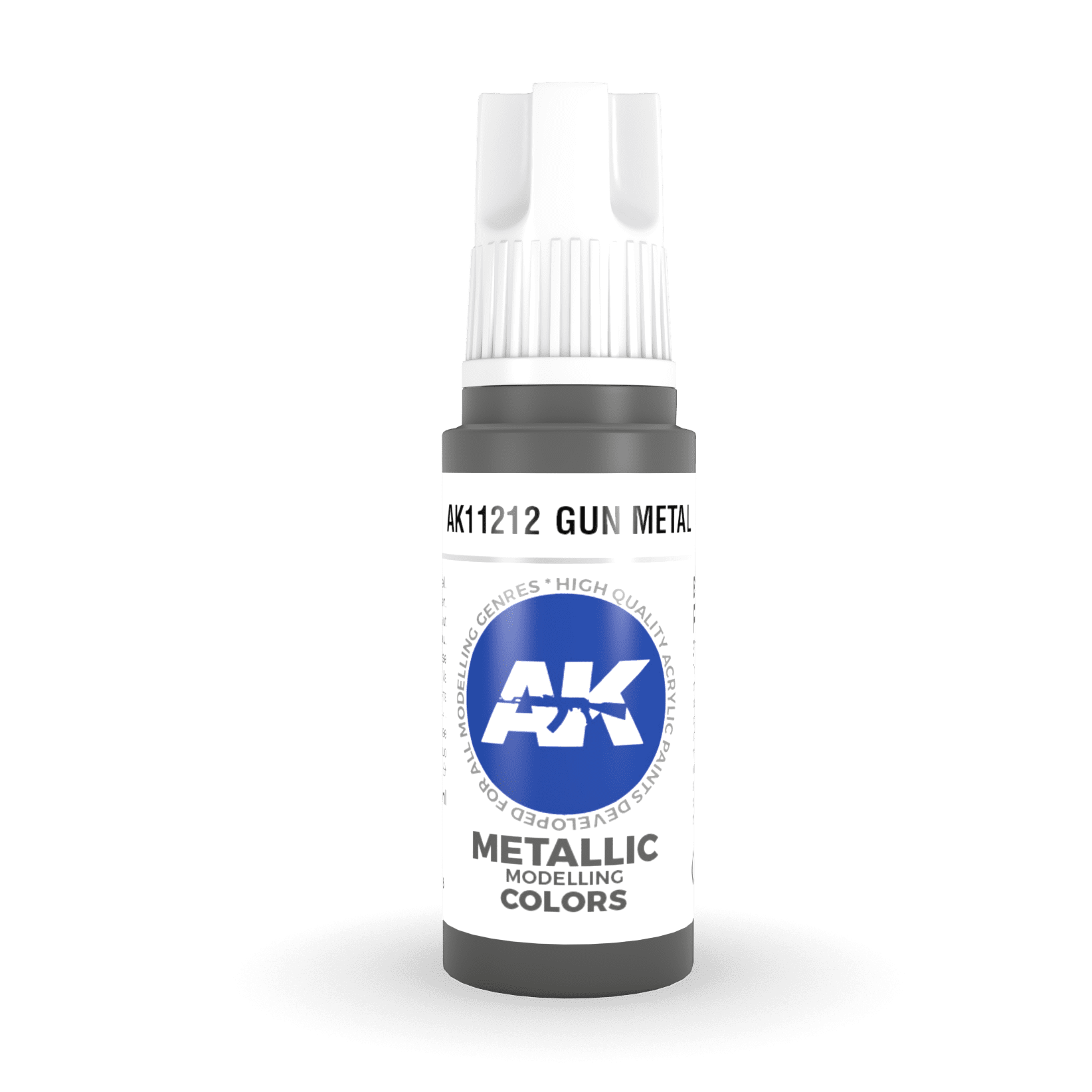 AK Interactive 3rd Gen Acrylic - Gun Metal 17ml (AK11212)