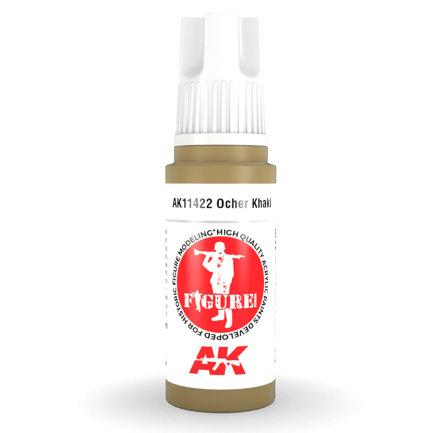AK Interactive 3rd Gen Acrylic - Ocher Khaki 17ml (AK11422)