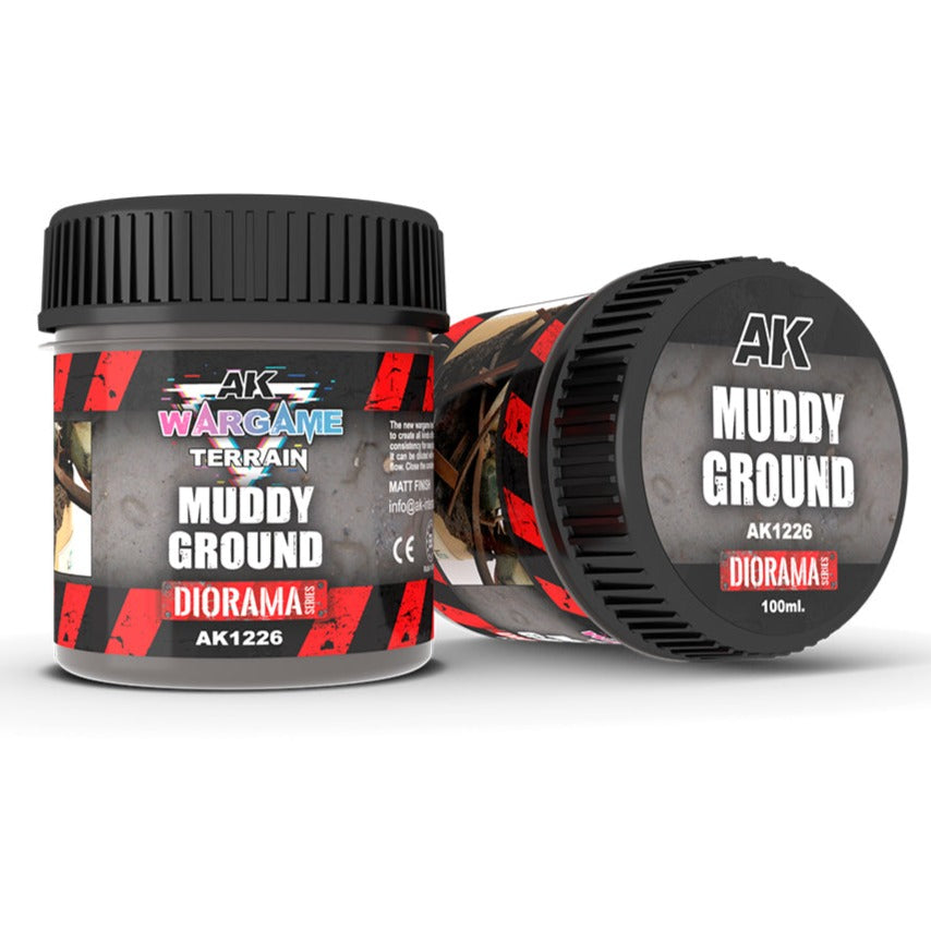 AK Interactive Muddy Ground - Wargame Terrains - 100ml (AK1226)