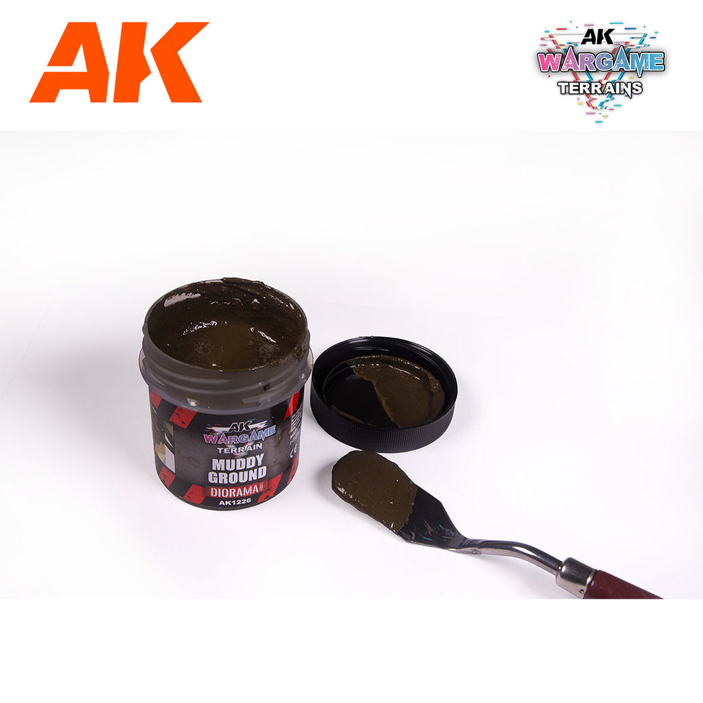 AK Interactive Muddy Ground - Wargame Terrains - 100ml (AK1226)
