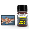 AK Interactive Paneliner for Sand and Desert Camouflage 35ml (AK2073)
