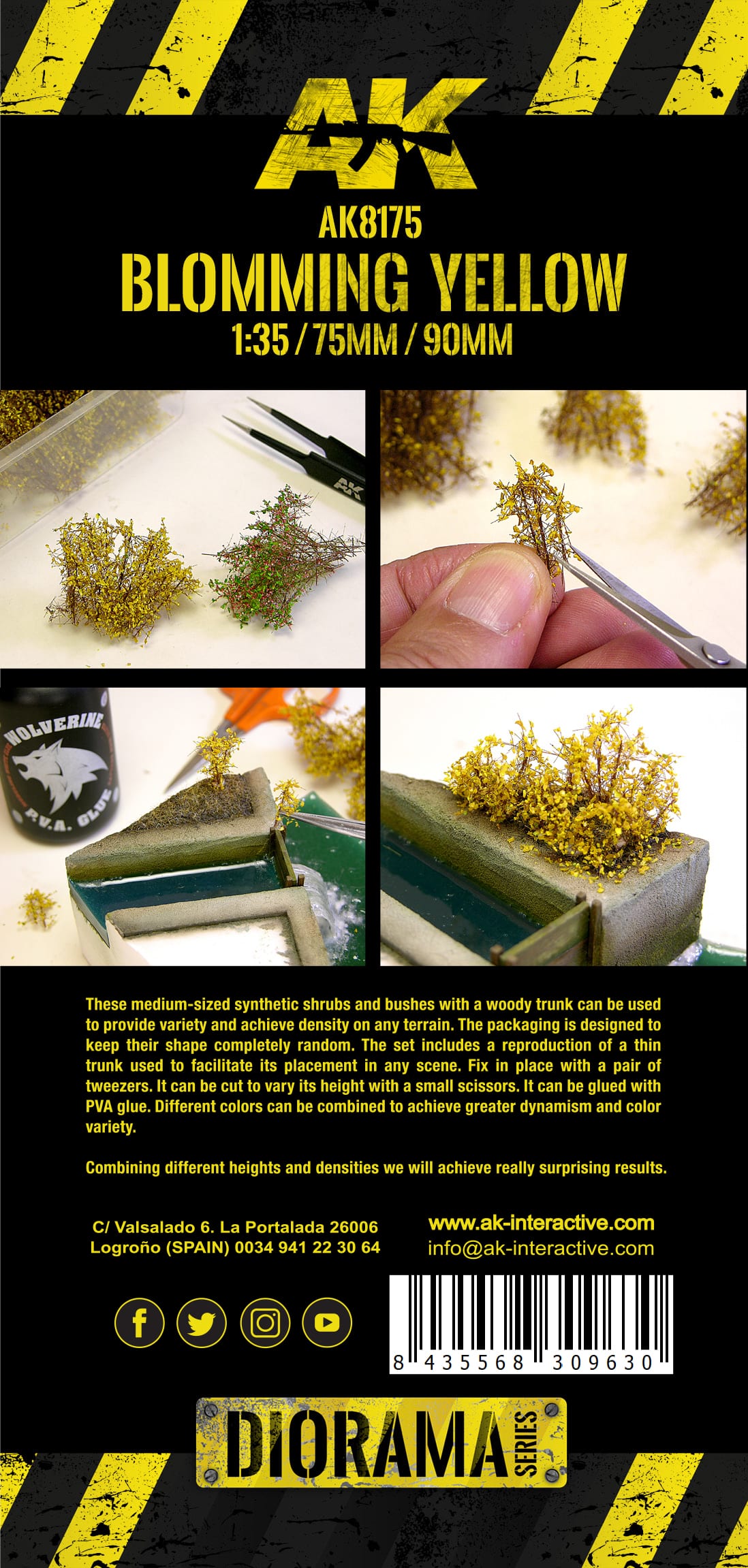 AK Interactive - Blomming Yellow Shrubberies (AK8175)