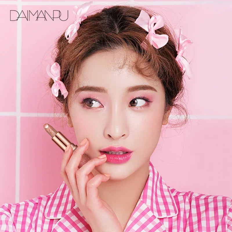 Glitter Lipstick Temperature Color Changing Tint
