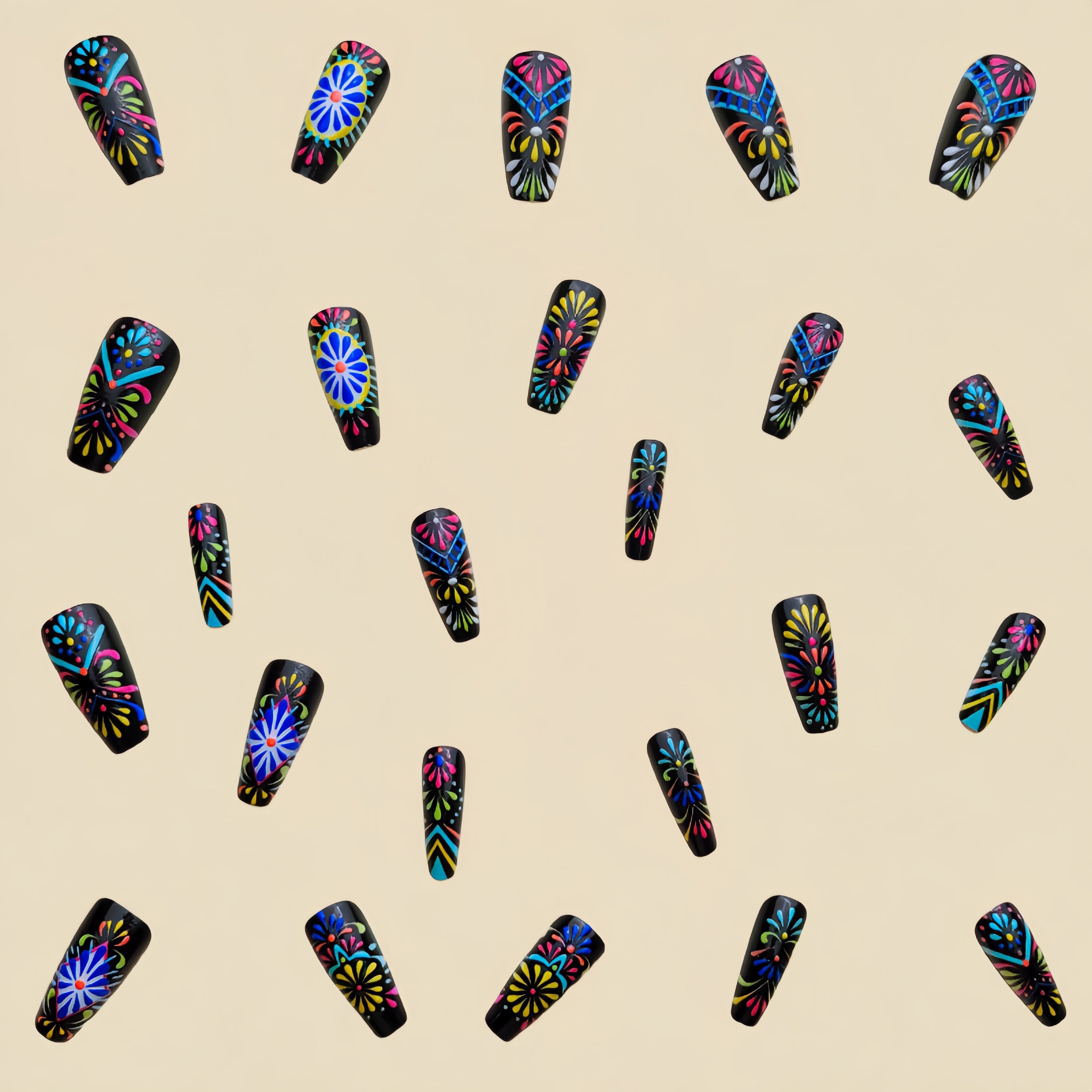 Long Ballet Press-On Nails Set