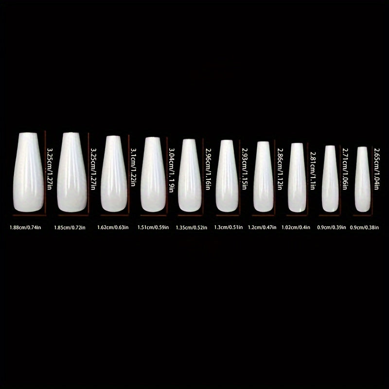Long Ballet Press-On Nails Set