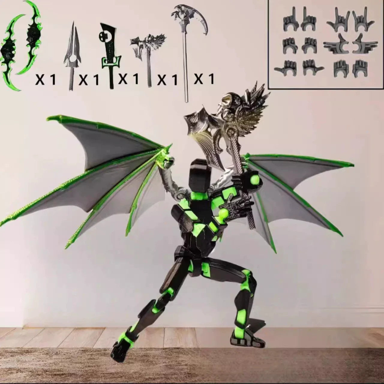 Multi-Joint Lucky Action Figure