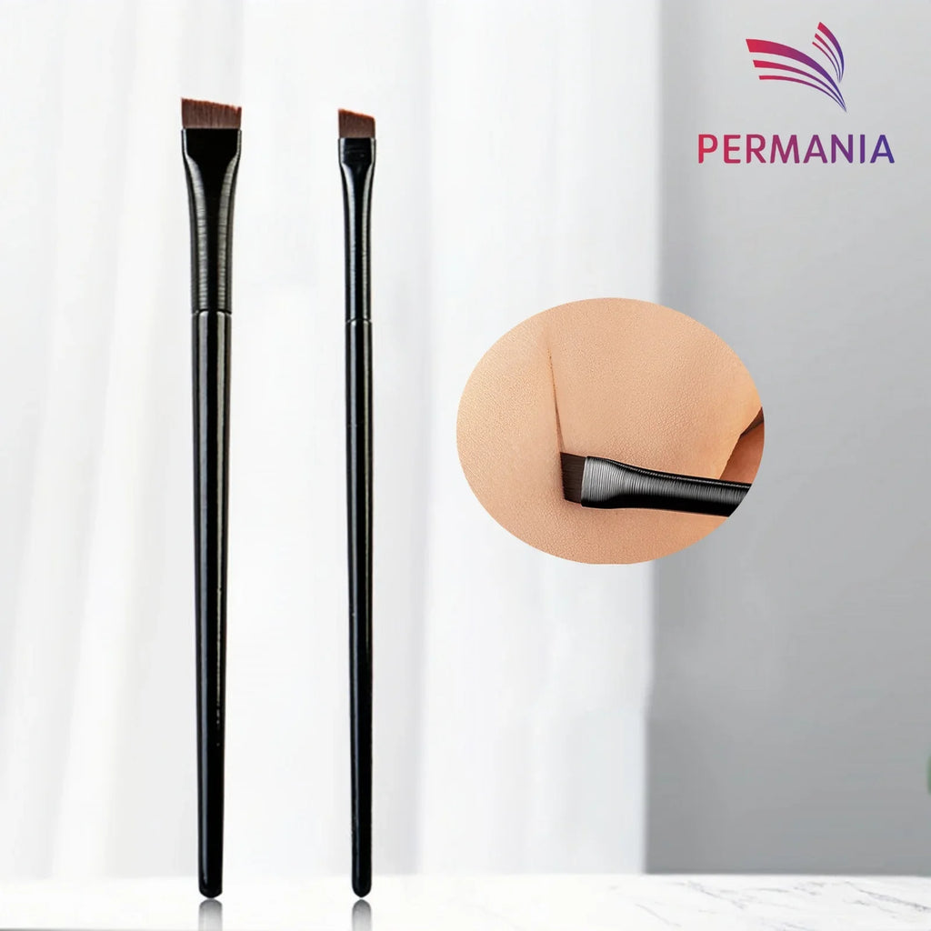 Permania Angled Eyebrow and Eyeliner Brush Set