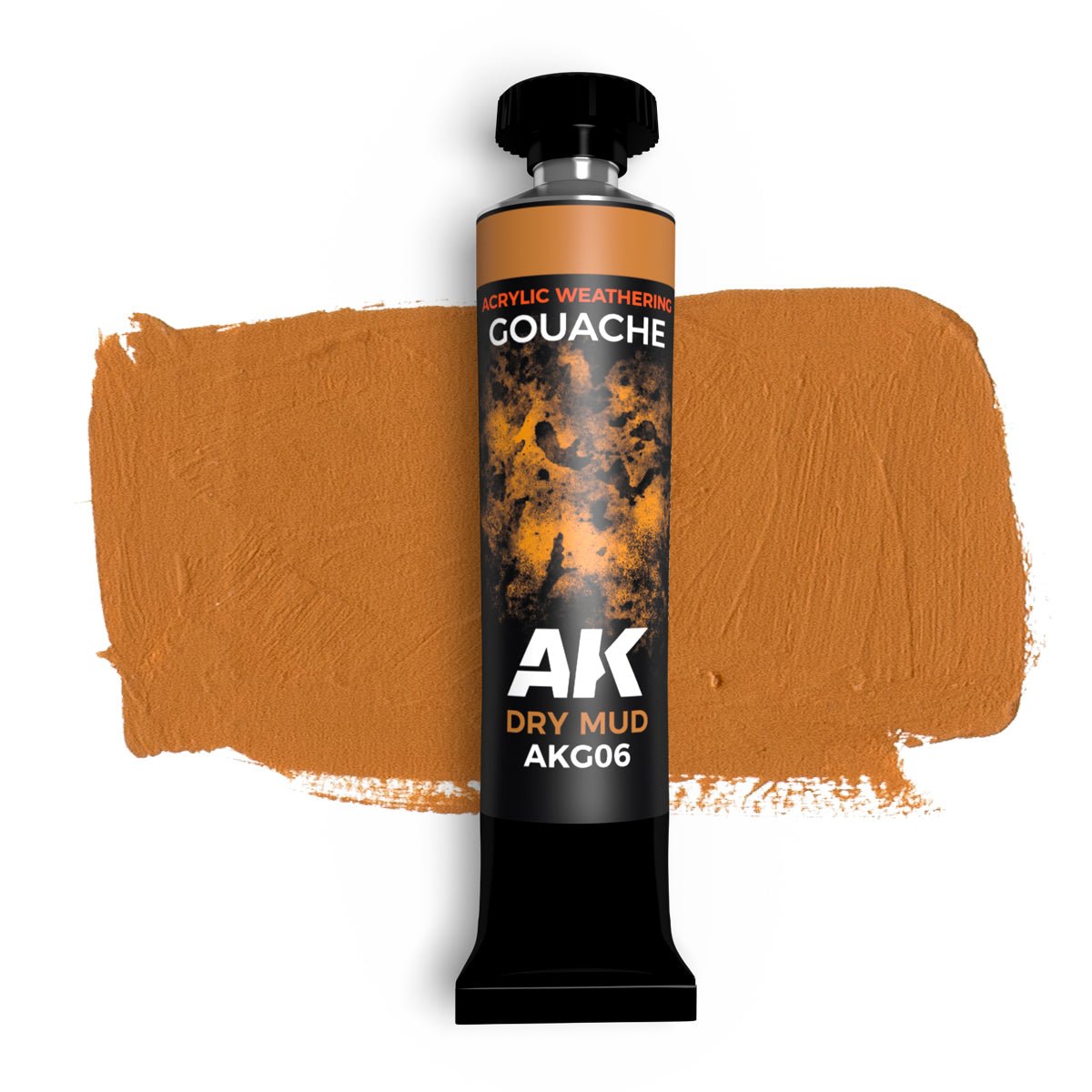 AK Interactive Gouaches Dry Mud 20ml. (AKG06)-0