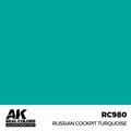 AK Interactive Real Colors - Russian Cockpit Turquoise (RC980)