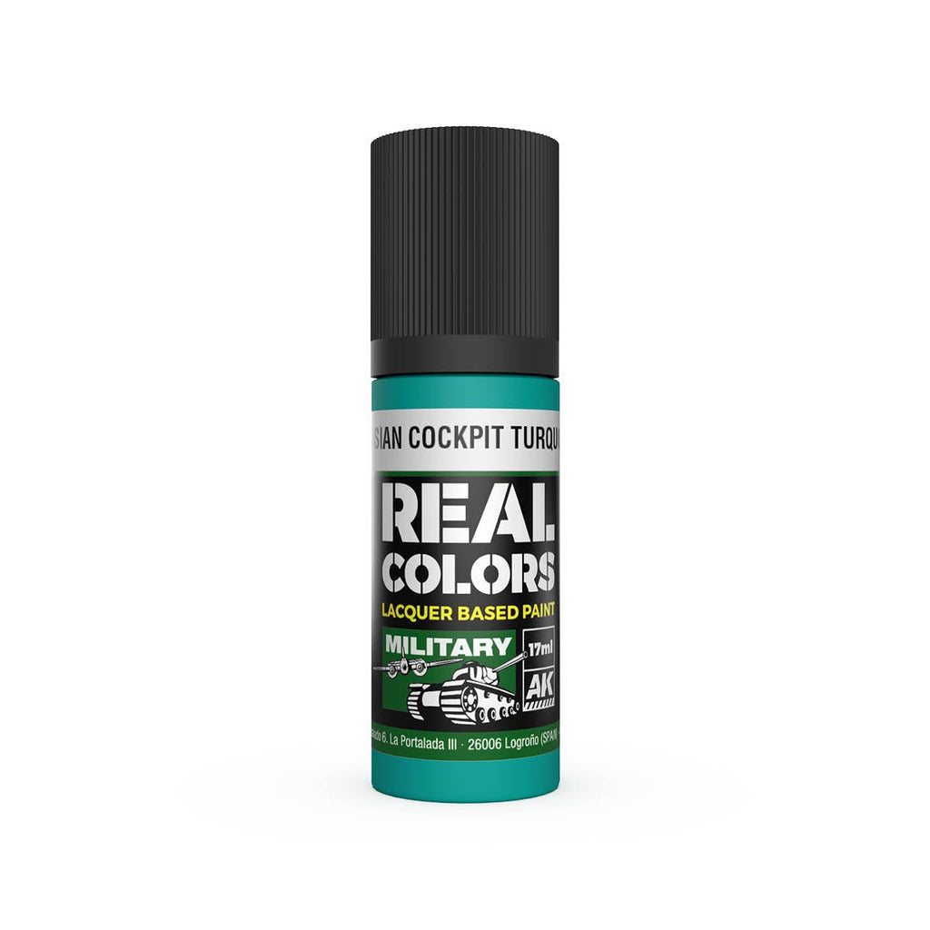 AK Interactive Real Colors - Russian Cockpit Turquoise (RC980)