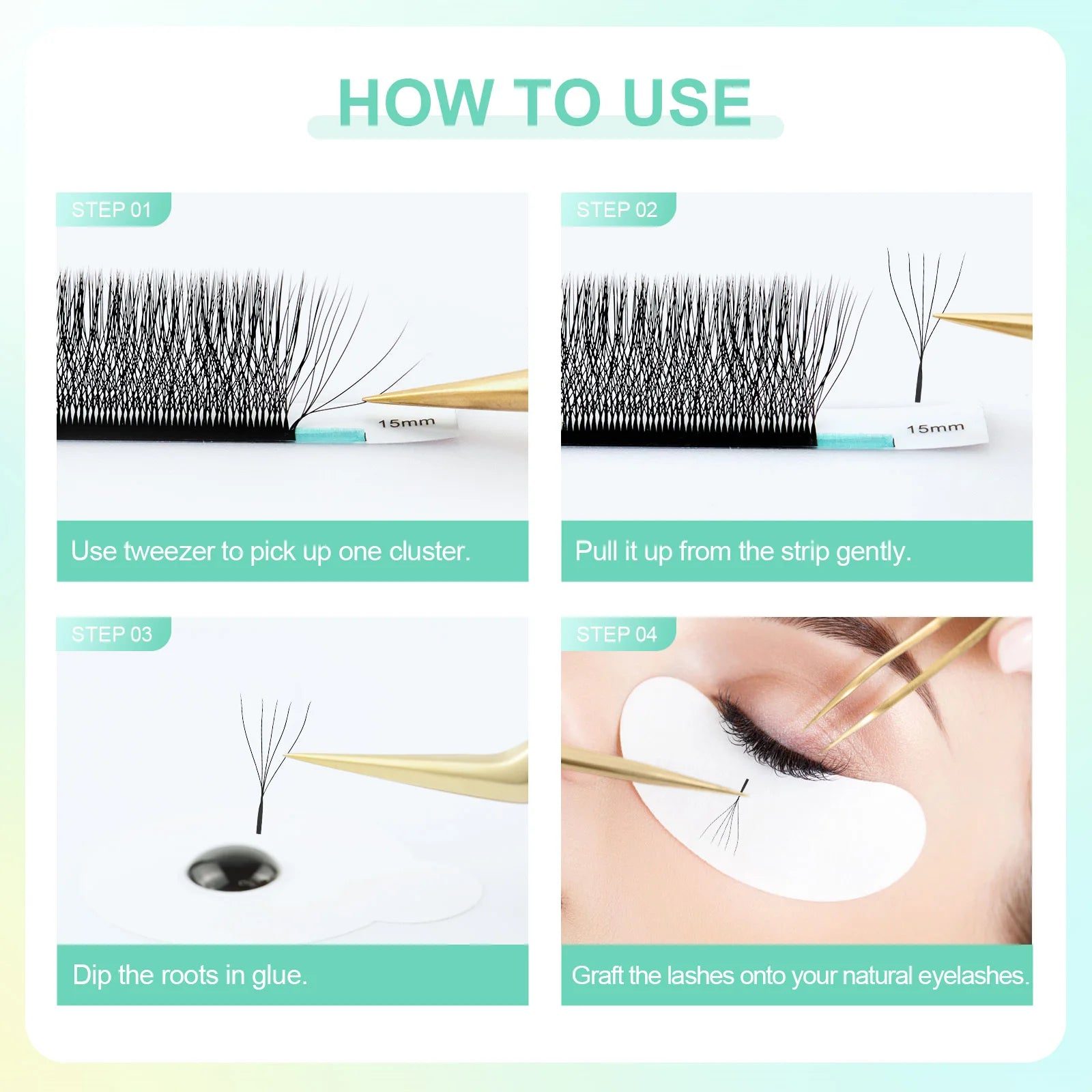 NAGARAKU Ship From the United States 10 Cases 5D W Shape Eyelashes Fast Free Delivery in 2-5 days by USPS Express