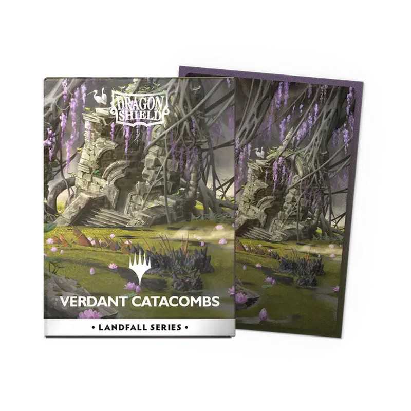 Dragon Shield Magic: The Gathering Matte Dual Art Sleeves: Landfall Series - Verdant Catacomb (100ct.)-2
