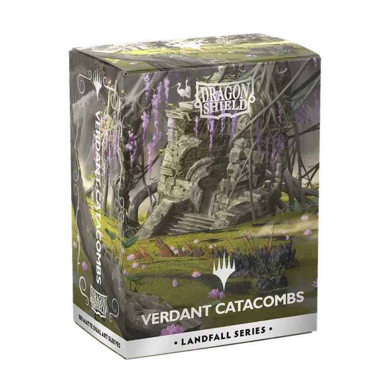 Dragon Shield Magic: The Gathering Matte Dual Art Sleeves: Landfall Series - Verdant Catacomb (100ct.)-0