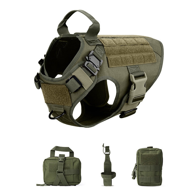 Tactical Dog Harness and Leash Set-18