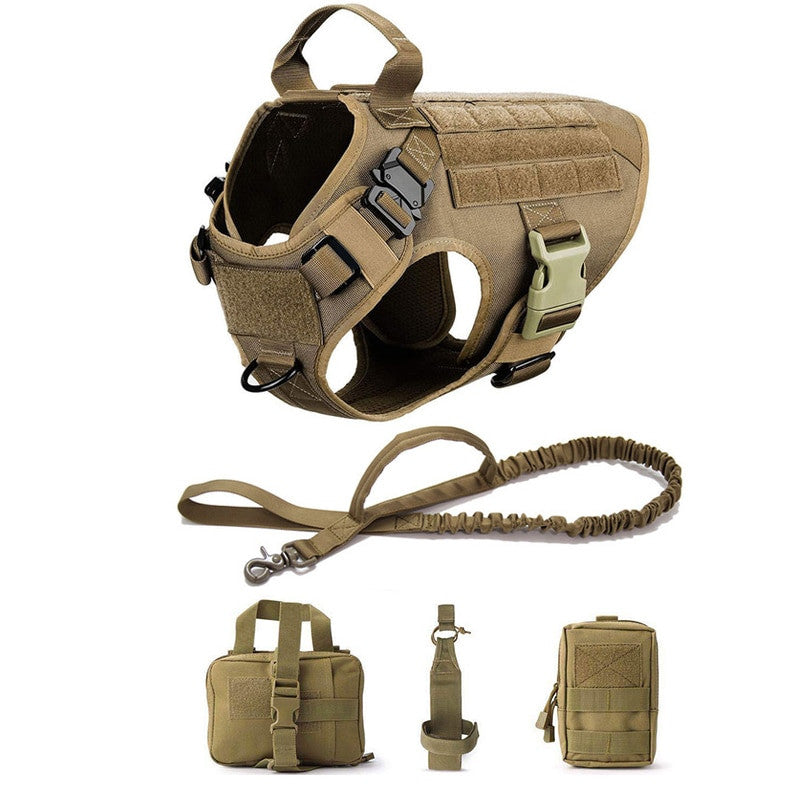 Tactical Dog Harness and Leash Set-21