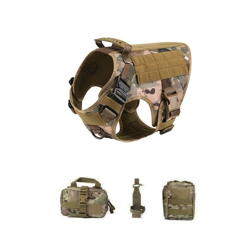 Tactical Dog Harness and Leash Set-17