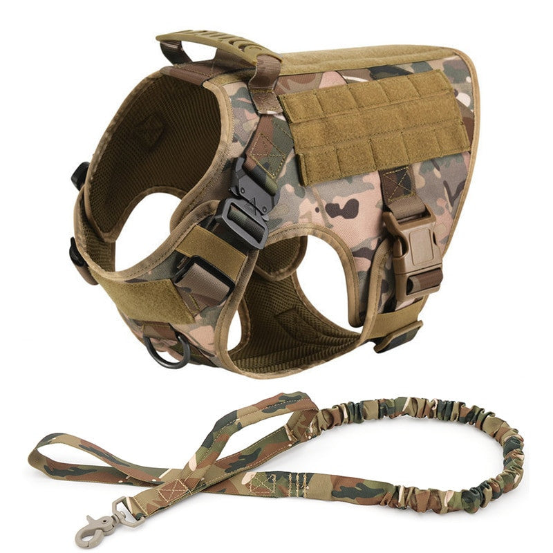 Tactical Dog Harness and Leash Set-11