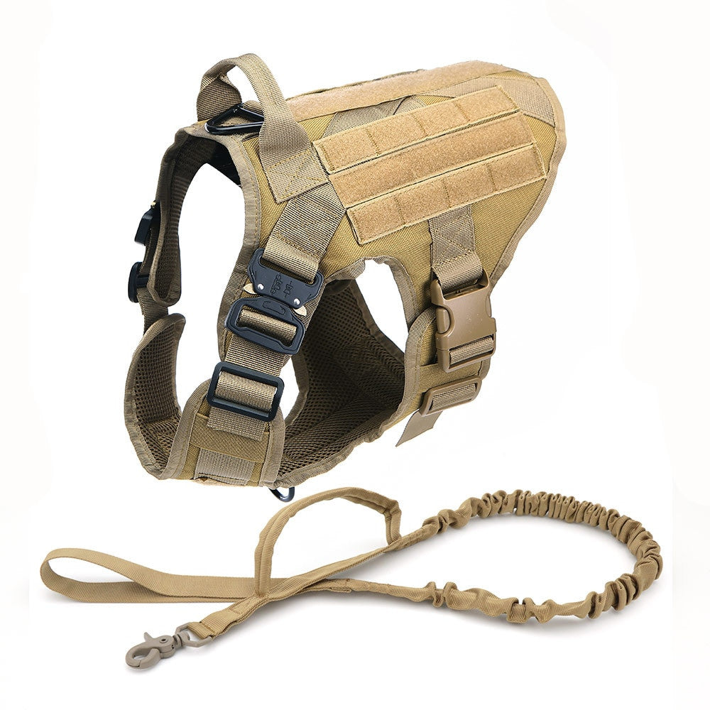 Tactical Dog Harness and Leash Set-8