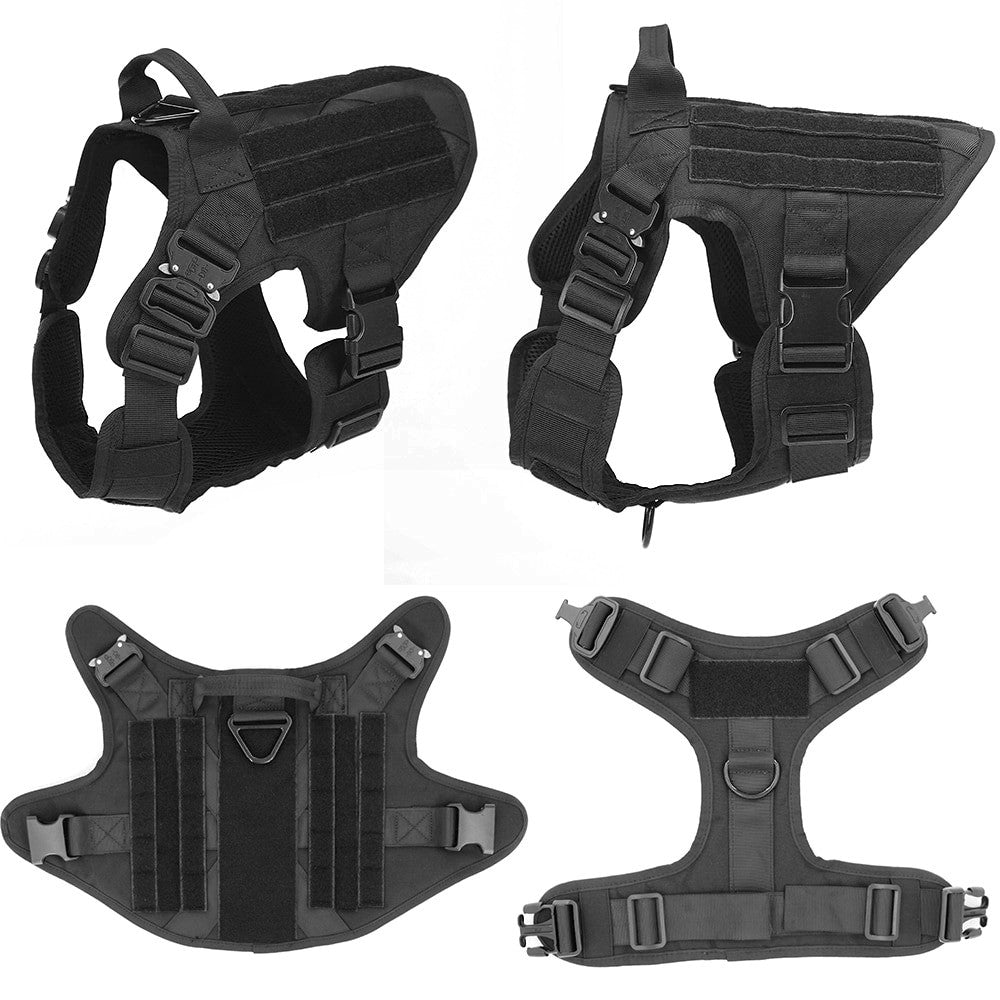Tactical Dog Harness and Leash Set-1