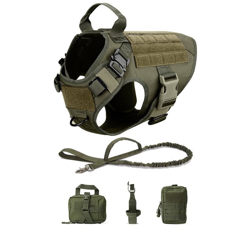 Tactical Dog Harness and Leash Set-15
