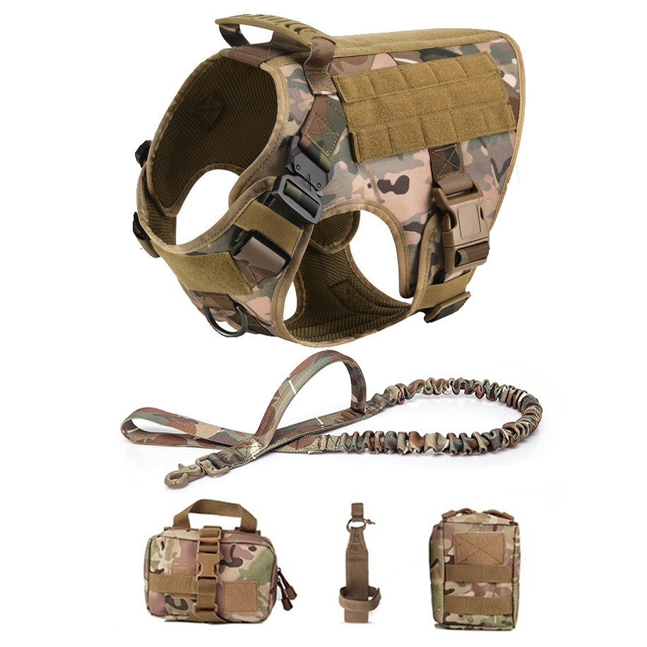 Tactical Dog Harness and Leash Set-20