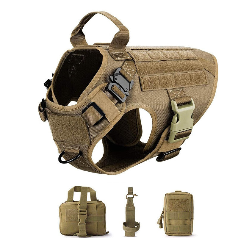 Tactical Dog Harness and Leash Set-16