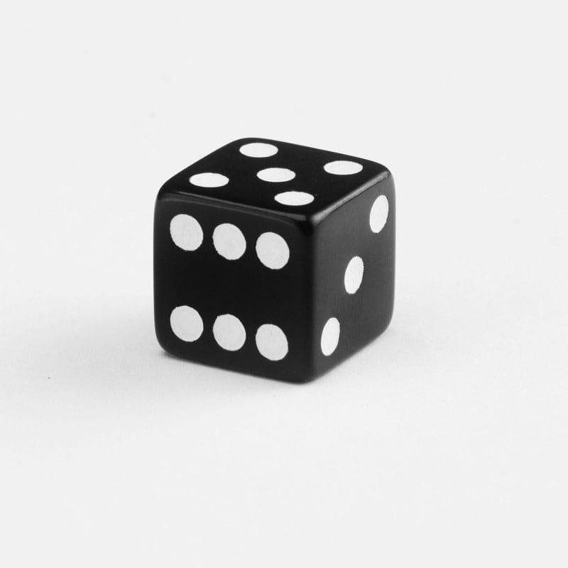 Q Workshop Dice Set Full Pack D6 Black (20)-1