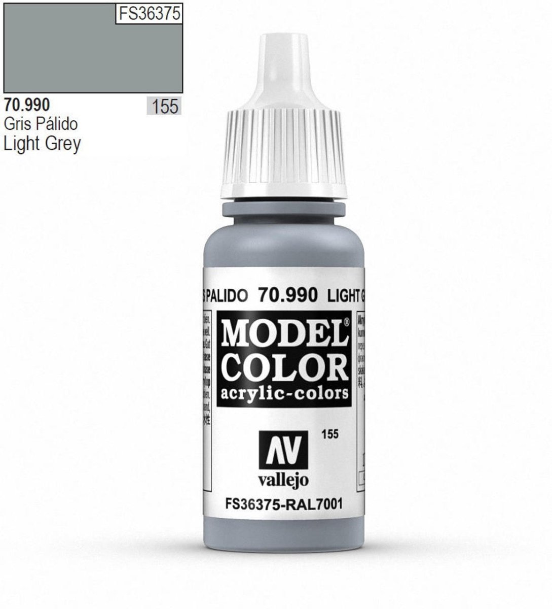 Vallejo Model Color - Light Grey-0